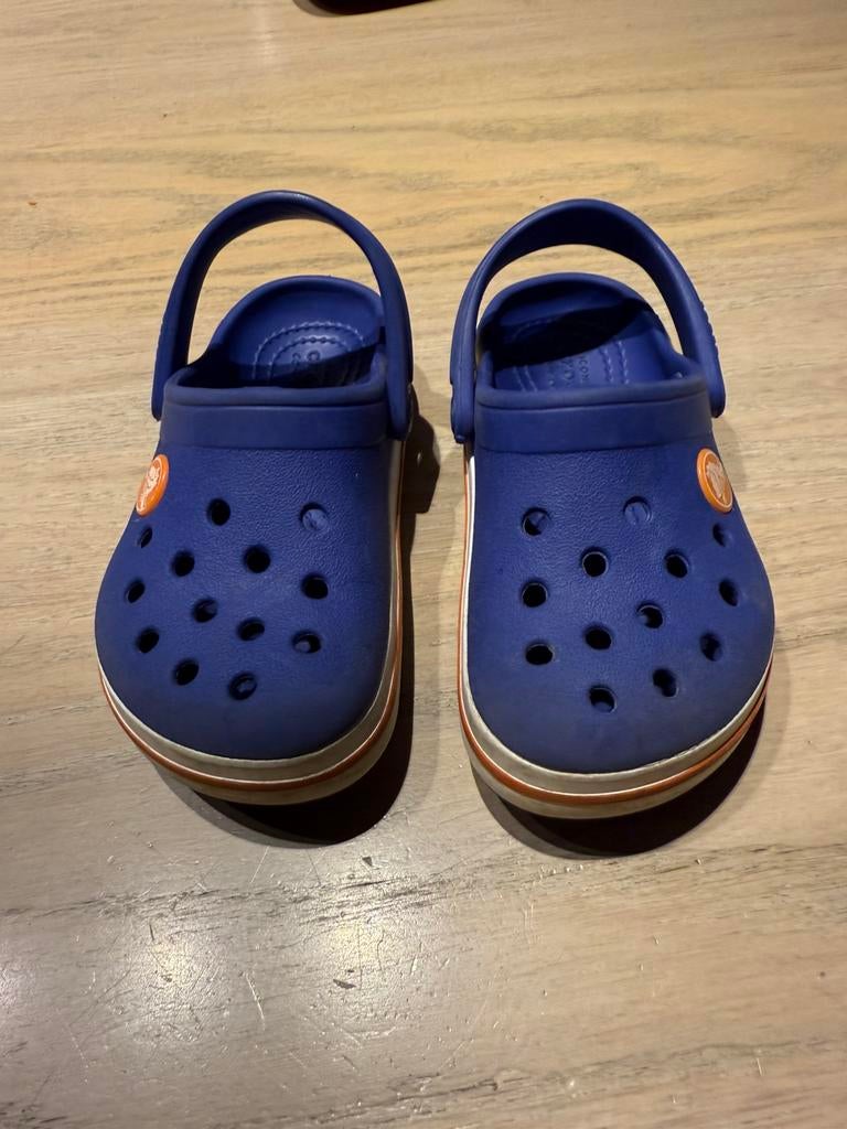 Crocs blauw mt 24-25, Enfants & Bébés, Vêtements enfant | Chaussures & Chaussettes, Crocs, Enlèvement, Utilisé, Autres types