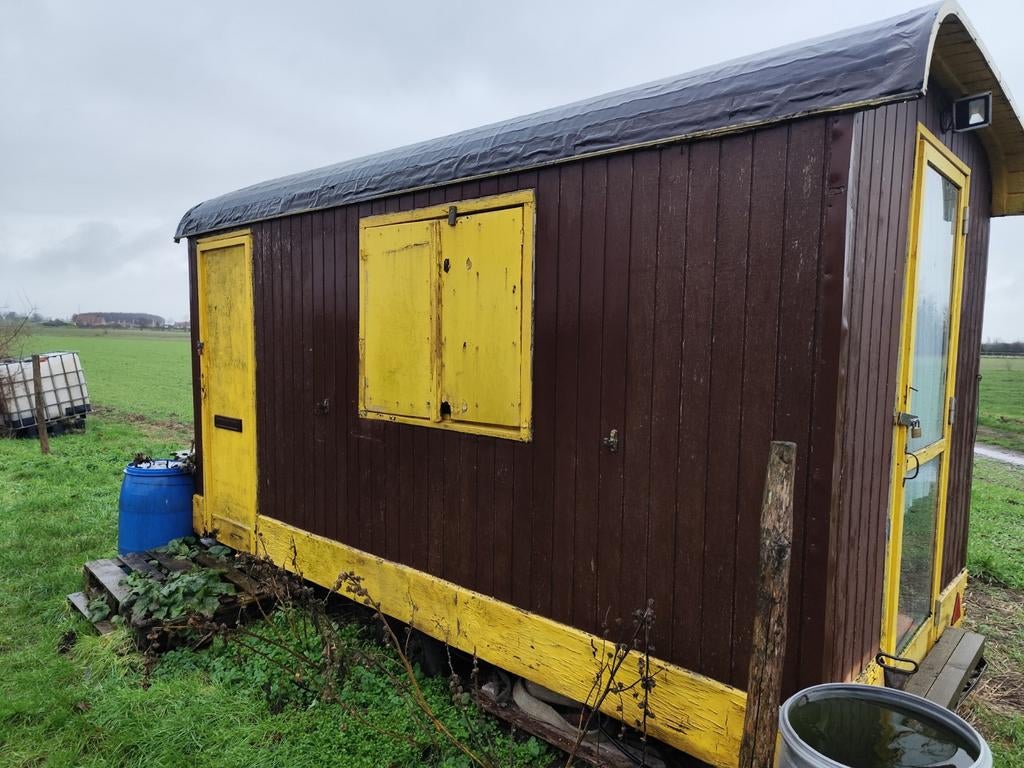 Werfkeet / pipowagen, Ophalen