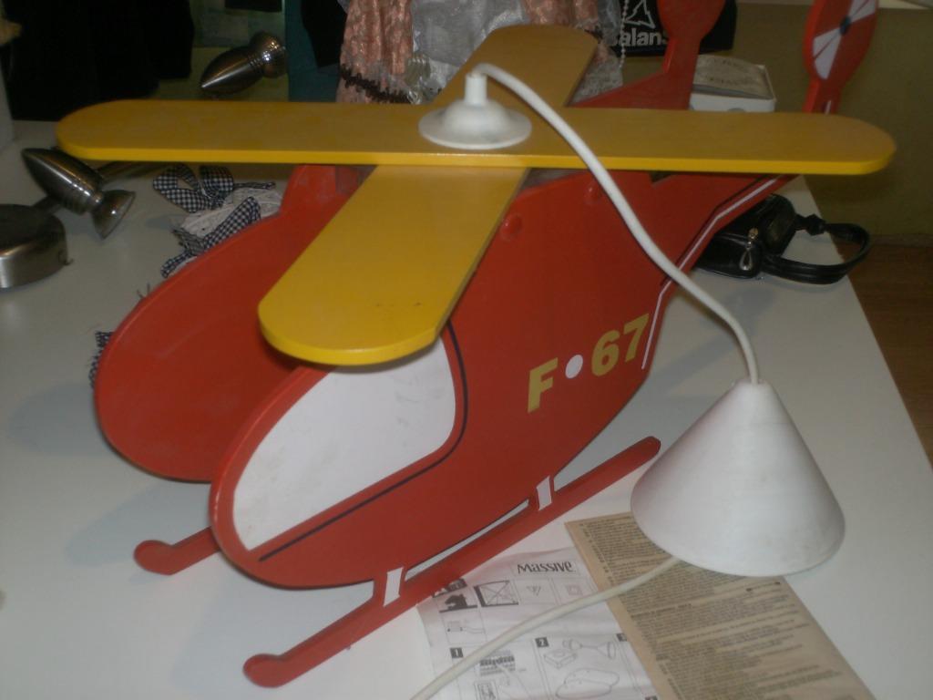 Helicopter voor de kinderkamer, Ophalen, Zo goed als nieuw, Lamp