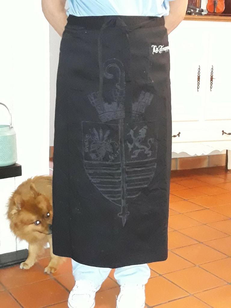 Tablier de serveur, La Trappe, Enlèvement, Comme neuf, Noir, Tablier