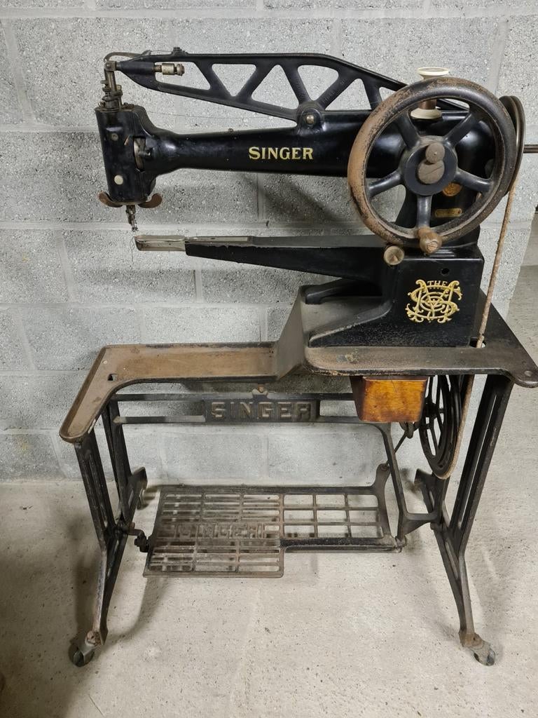 Singer schoenmakersnaaimachine  voor leder, zeilen, tenten, Enlèvement