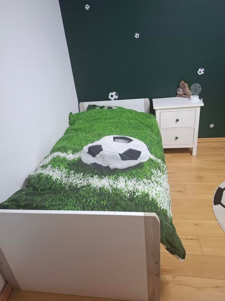 1 persoonbed met lattenbodem, Ophalen