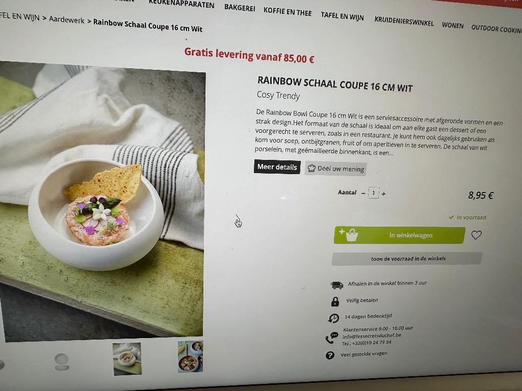 horeca service Rainbow, Ophalen of Verzenden, Overige typen