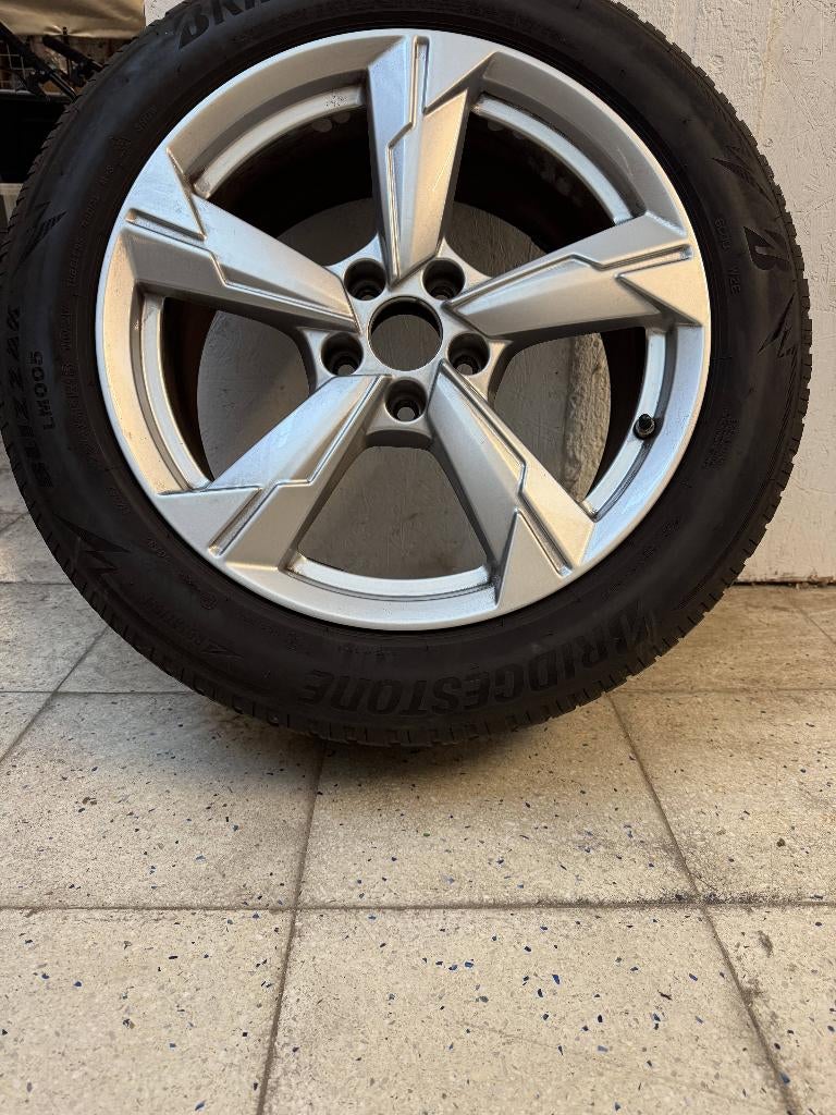 4 Velgen + winterbanden Audi A6 2019, Ophalen, 18 inch, Gebruikt, Velg(en)