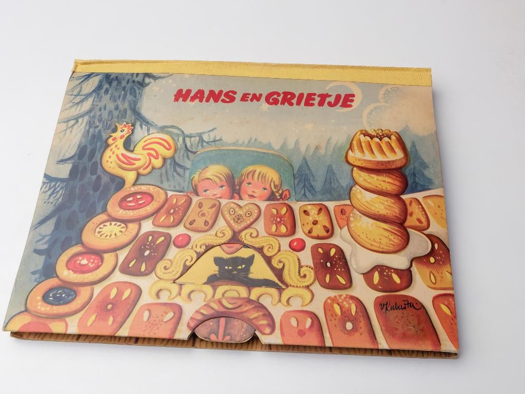 Hans En Grietje Pop-up Boek Sprookje ‘50-‘60, Verzamelen, Ophalen of Verzenden, Gebruikt, Overige typen