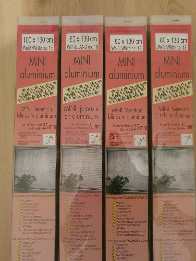 Stores vénitiens aluminium blanc, Enlèvement, Neuf, Blanc