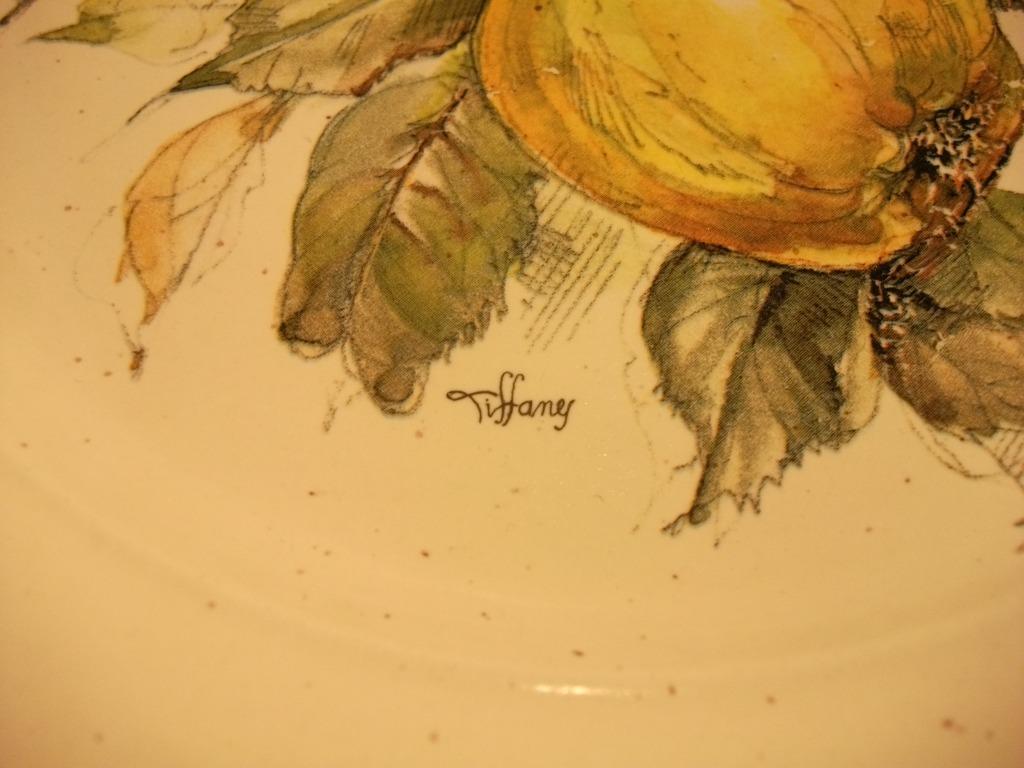 Grande Assiette Tiffany Boutique ceramiche Italy, Maison & Meubles, Cuisine | Vaisselle, Enlèvement ou Envoi, Comme neuf, Autres styles