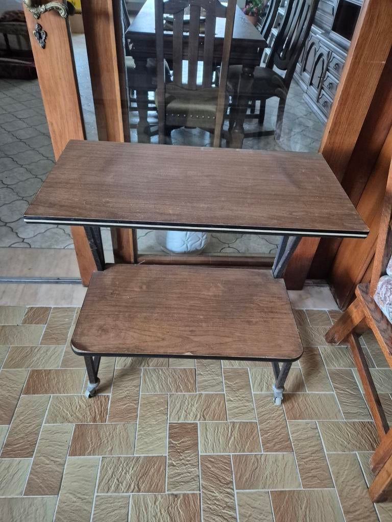 Vintage jaren 70 plantentafel, Antiek en Kunst, Ophalen