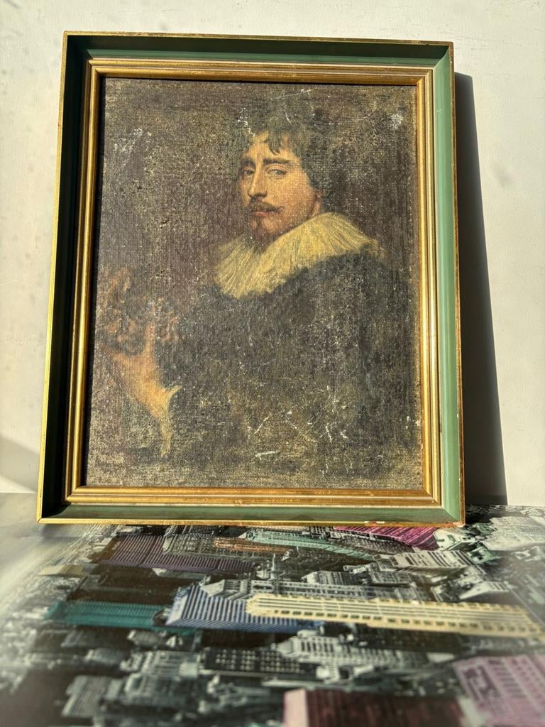 Tableau huile sur toile français 17siècle olieverfschilderi, Antiquités & Art, Enlèvement