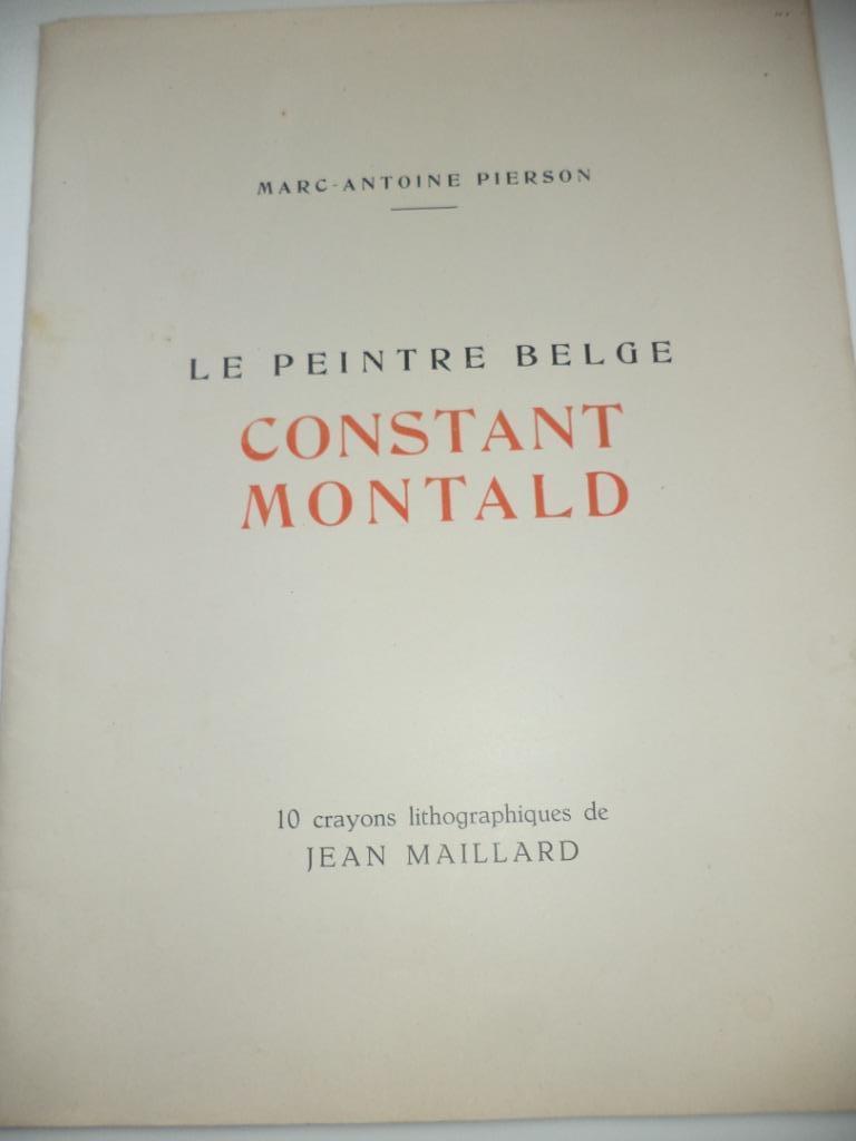 Constant Montald Le Peintre Belge 10 crayons lithos MAILLARD, Antiek en Kunst, Kunst | Schilderijen | Modern, Ophalen of Verzenden