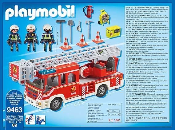Playmobil | Camion de pompiers | LIVRAISON GRATUITE, Neuf, PLAYMOBILE, -, -
