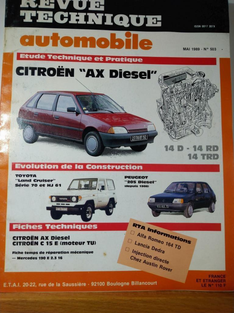 RTA - Citroën AX - Toyota Land Cruiser - Peugeot 205, Envoi