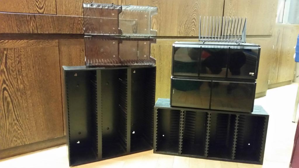 Gros lot de rangements pour CD, CD & DVD, Enlèvement, Utilisé