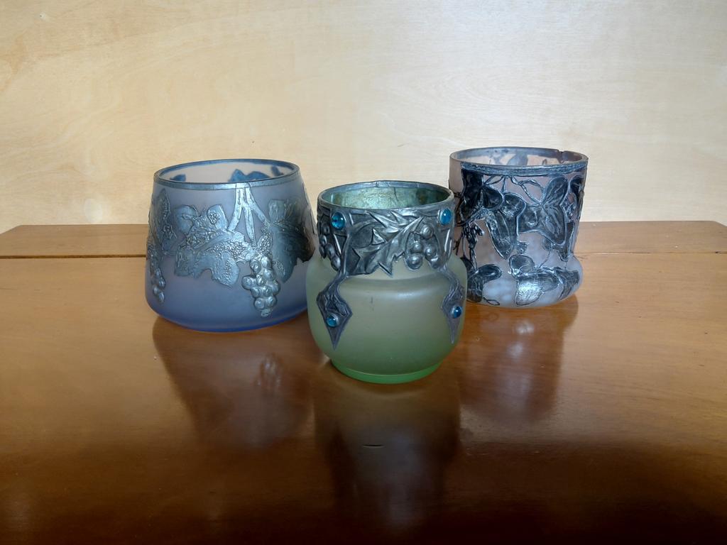 Lot de 3 vases Art Nouveau (1910-20), Enlèvement ou Envoi