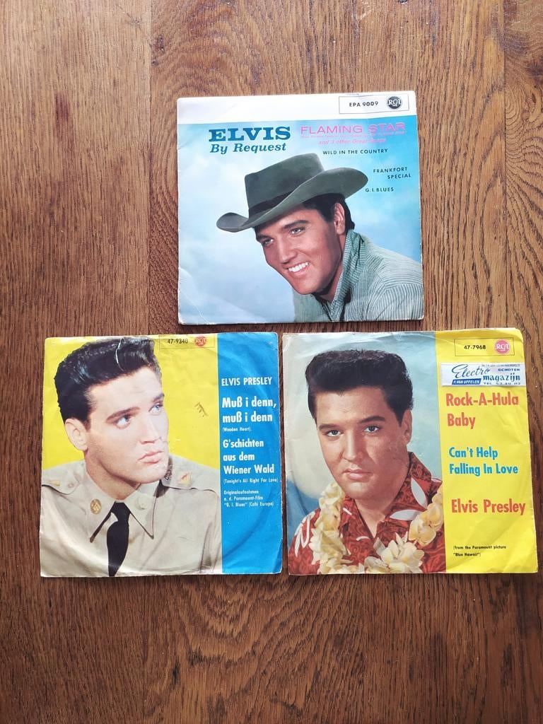 45 T (7 inch) Elvis Presley, Cd's en Dvd's, Ophalen of Verzenden, Gebruikt, Overige formaten, Rock-'n-Roll