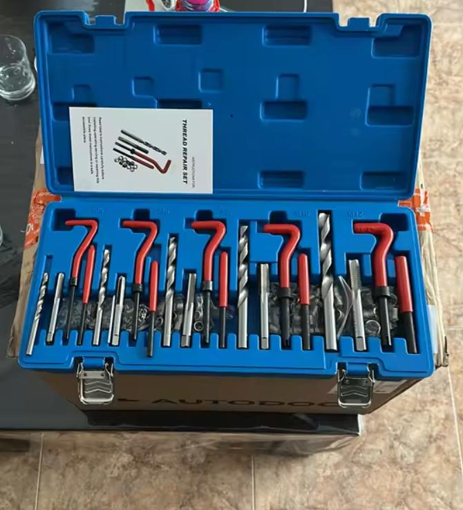 Kit de réparation de filetage – 131 pièces M5 à M12, Enlèvement ou Envoi, Neuf