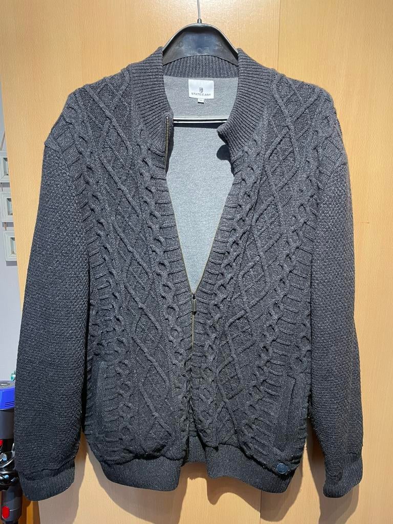 Vest met rits van stateofart maat 3xl, Ophalen of Verzenden, Gedragen, Overige maten, Grijs