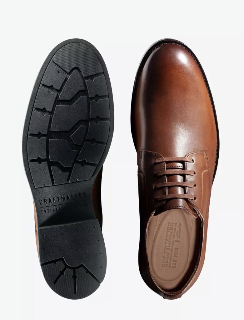 Clarks Mens Ronnie Walk Leather Derby Shoes, Vêtements | Hommes, Chaussures, Neuf, Brun, Enlèvement, Chaussures à lacets