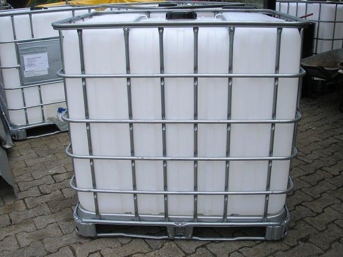 IBC watertank regenton, Tuin en Terras, Ophalen, Kunststof, Met kraantje, 150 liter of meer