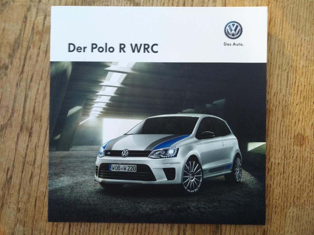 VW POLO R WRC 2013 BROCHURE DEPLIANT 6 PAGES Allemagne TRES, Enlèvement ou Envoi, Comme neuf, Volkswagen