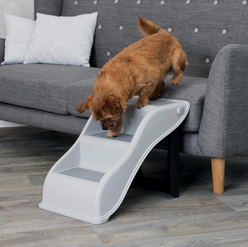 Hondentrap PVC Lichtgrijs, Dieren en Toebehoren, Honden-accessoires, Nieuw, Ophalen