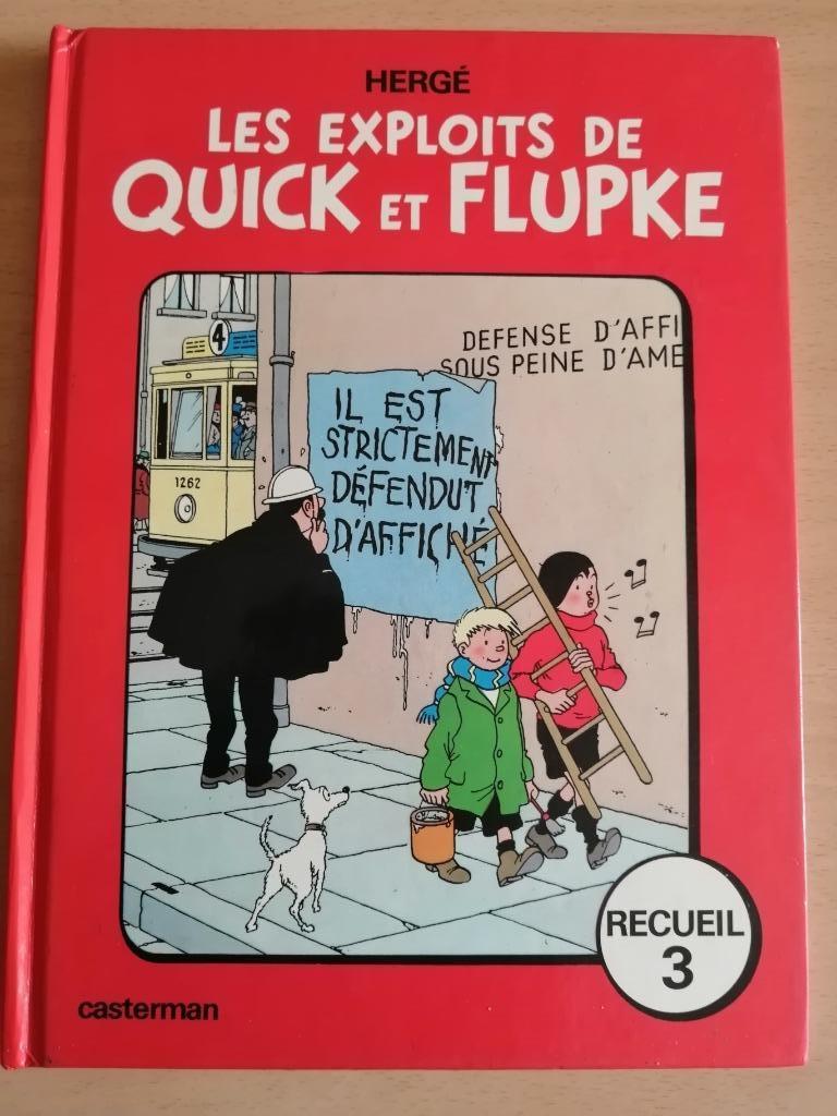 Quick et Flupke (Casterman) Recueil 3 de Hergé. 1975, Livres, BD, Une BD, Enlèvement ou Envoi