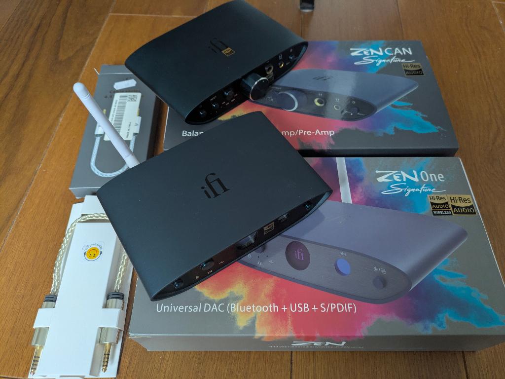 iFi Zen DAC signature + Zen Can signature + iFi jack 4,4 mm, Ophalen of Verzenden, Zo goed als nieuw