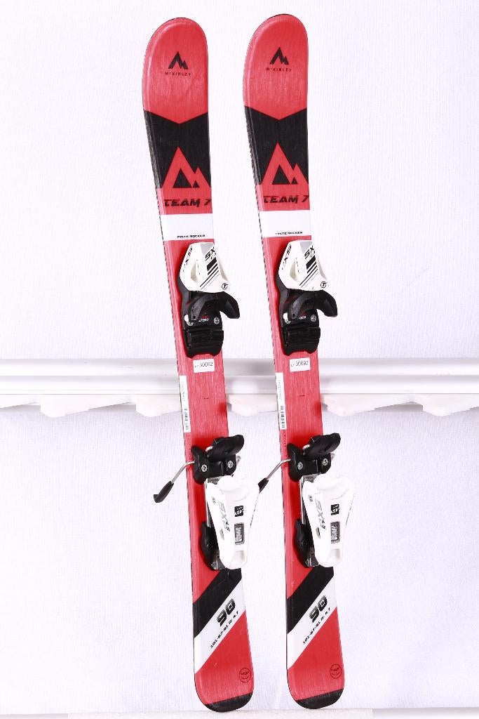 90 kinder ski's MCKINLEY TEAM 7, red, grip walk, Gebruikt, Ophalen of Verzenden, Carve, Ski's