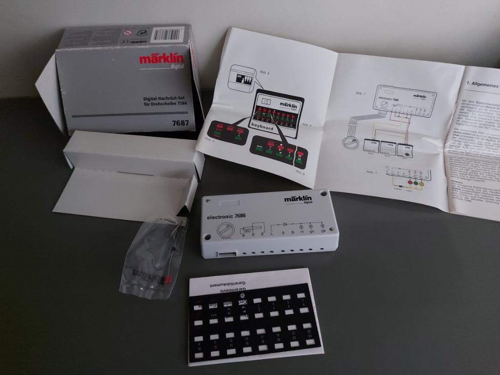 Marklin 7687 Dig ombouwset Draaischijf, Hobby en Vrije tijd, Modeltreinen | H0, Nieuw, Ophalen of Verzenden, Märklin, Transformator of Voeding