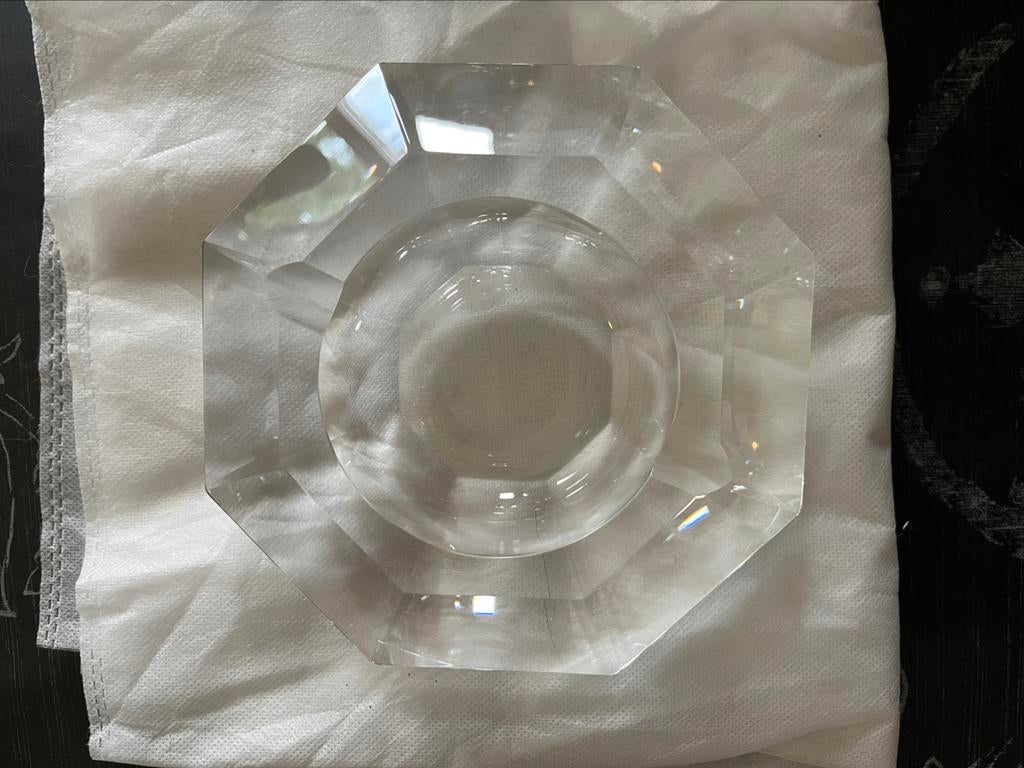 Cendrier en cristal robuste, Antiquités & Art, Antiquités | Verre & Cristal, Enlèvement ou Envoi