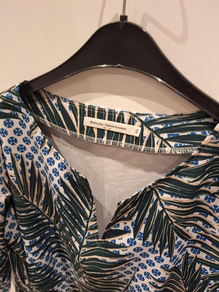 Designerkleed Nathalie Vleeschouwer, Kleding | Dames, Jurken, Ophalen, Maat 46/48 (XL) of groter, Zo goed als nieuw, Nathalie vleeschouwer