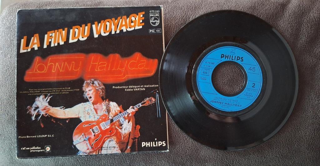 Vinyle 45 tours Johnny Hallyday, Enlèvement