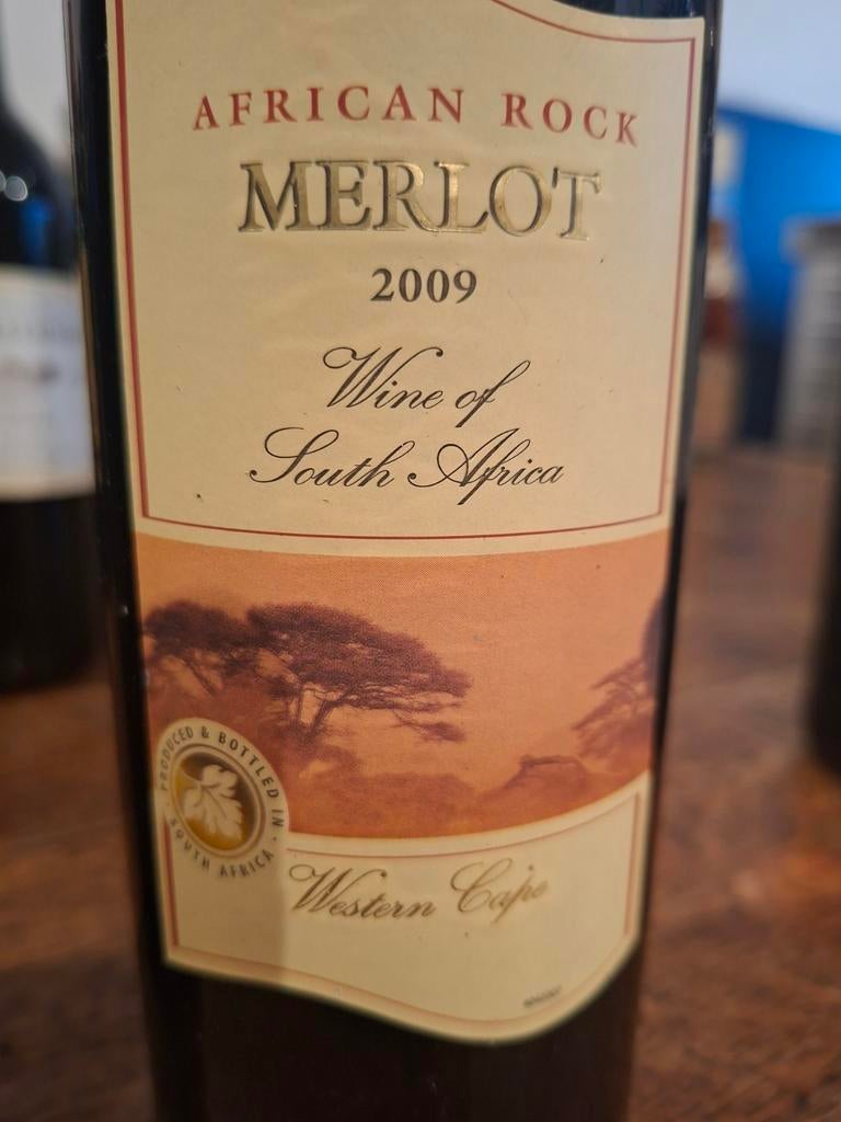 Merlot rode wijn, Verzamelen, Wijnen, Ophalen, Afrika, Nieuw, Rode wijn