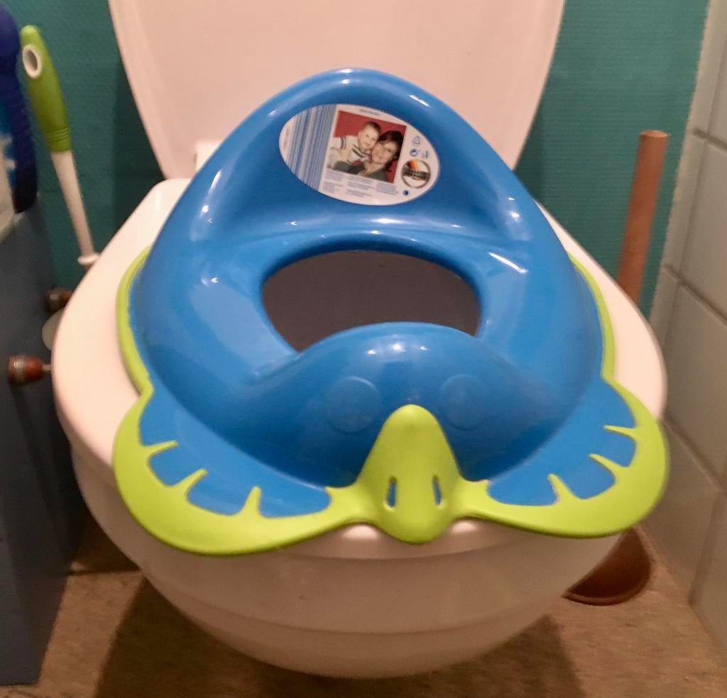 Kinderen wc bril + potjes, Enlèvement, Comme neuf