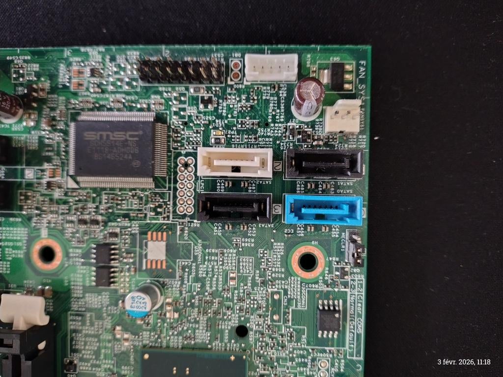 Carte mère DELL MIH61R MB + cpu intel i3 2100  lot-occasion., Enlèvement ou Envoi, DDR3, Micro-ATX, Utilisé