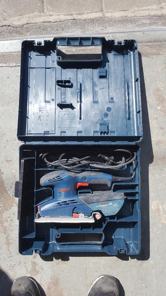 Bosch schuurmachine, Bricolage & Construction, Outillage | Ponceuses, Enlèvement, Utilisé, Moins de 600 watts, Ponceuse circulaire