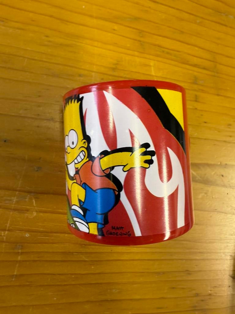 Plastic beker/tas The Simpsons, Verzamelen, Ophalen of Verzenden, Zo goed als nieuw, Tv, Overige typen