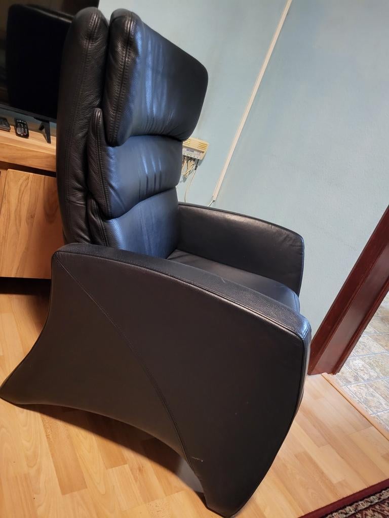 Fauteuil relax en véritable cuir – État exceptionnel – Très, Maison & Meubles