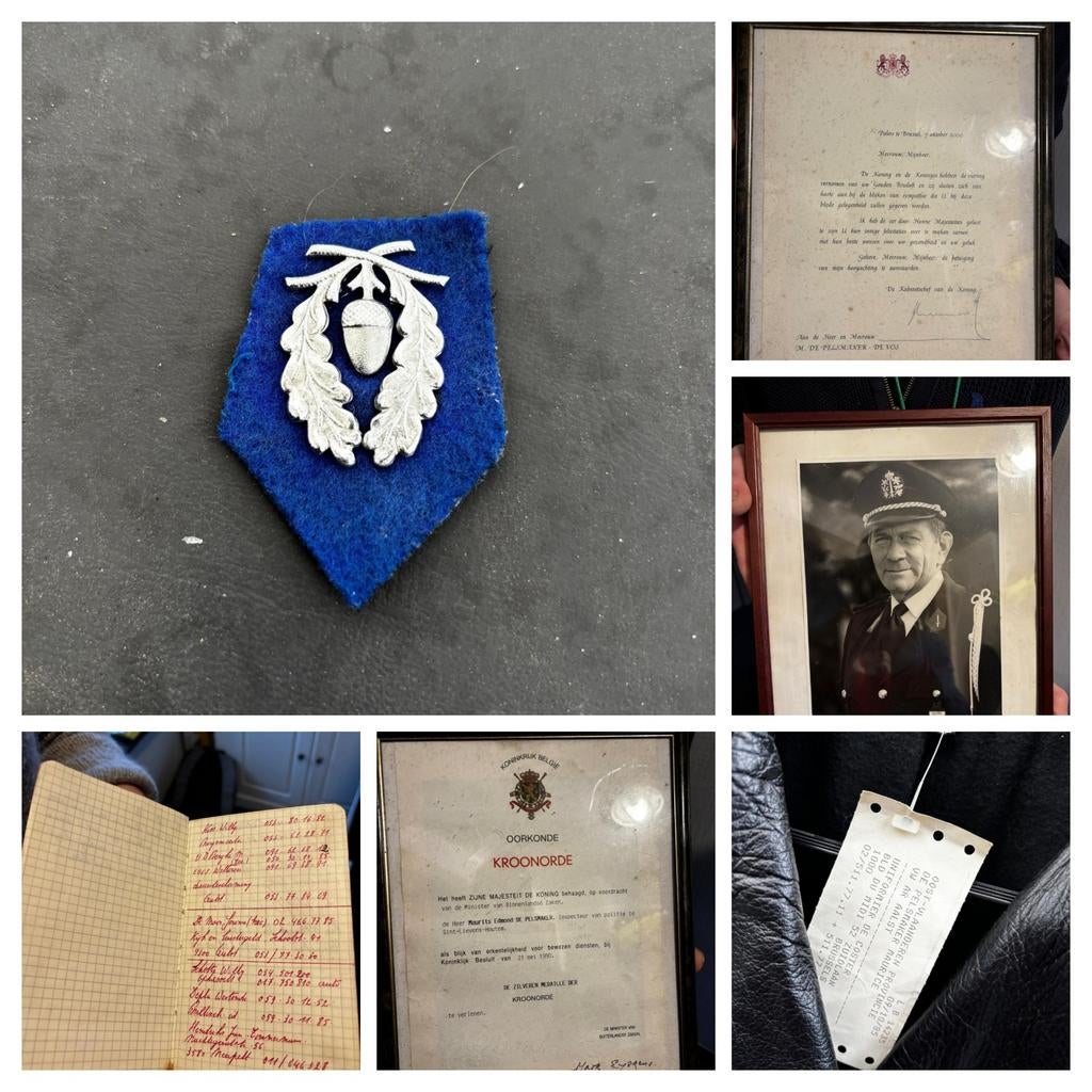 Collection unique de souvenirs et de pièces d'uniforme du Ri, Collections, Collections complètes & Collections, Enlèvement