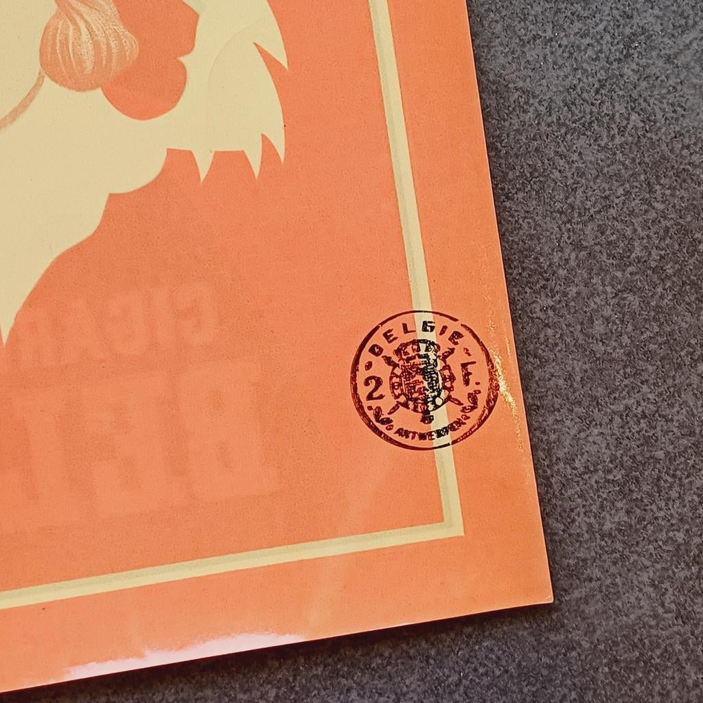 Rare décalcomanie cigarettes Belga, Collections, Enlèvement ou Envoi