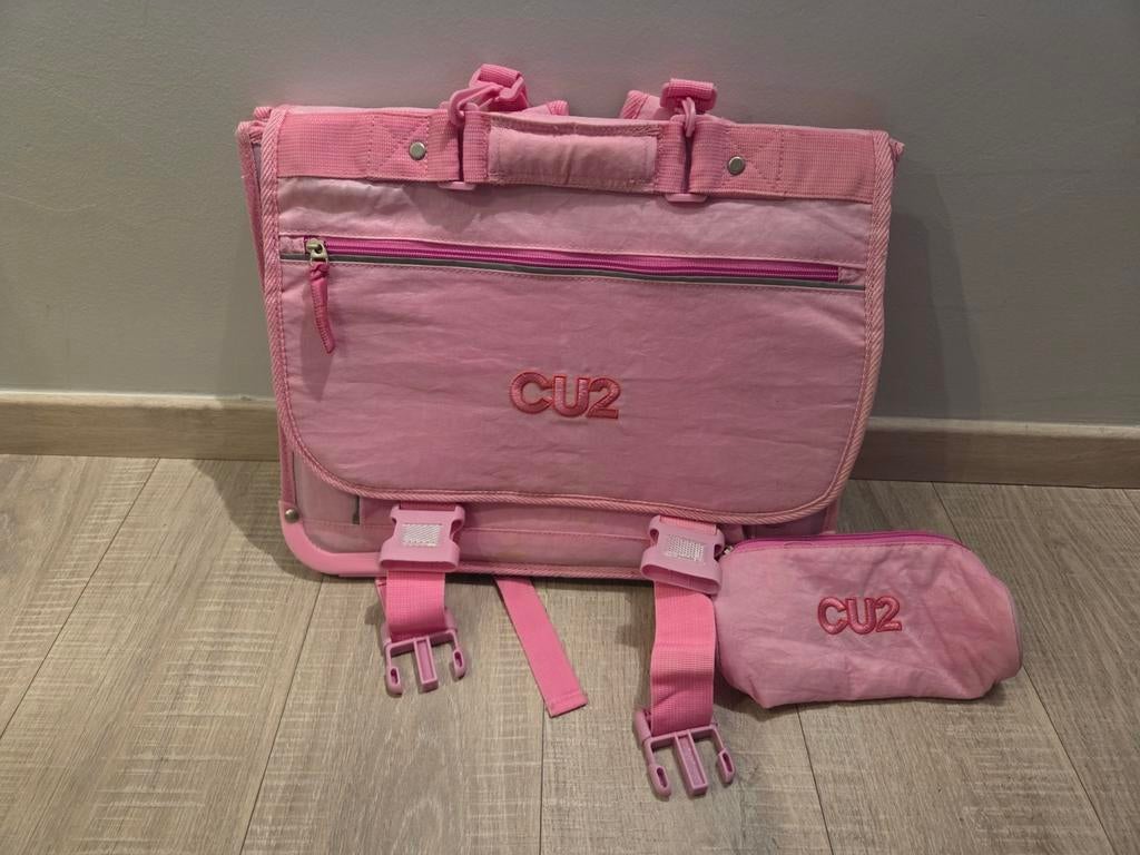 Nieuwe CU2 boekentas met pennenzak, Ophalen, Nieuw, Roze