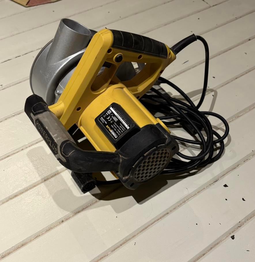 Muurfrees / dubbele slijpschijf Powerplus, 2x gebruikt, Doe-het-zelf en Bouw, Ophalen, Zo goed als nieuw