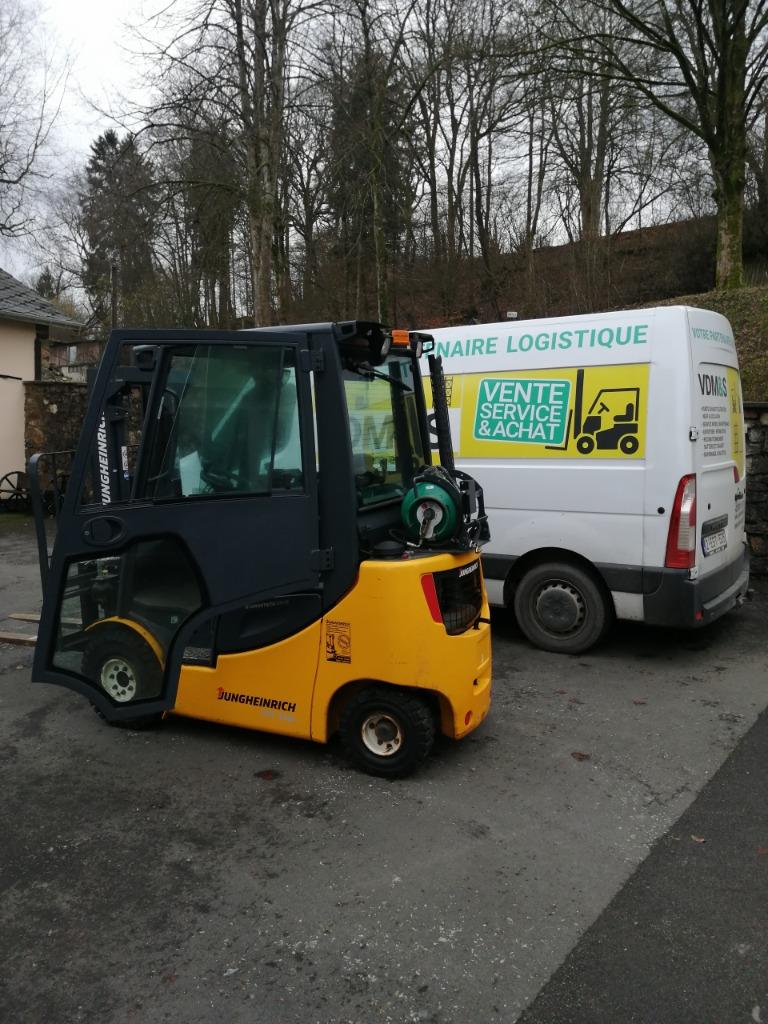 VDM&S Chariot élévateur Gaz Hydrostatique Jungheinrich 1,6T, Articles professionnels, Enlèvement ou Envoi