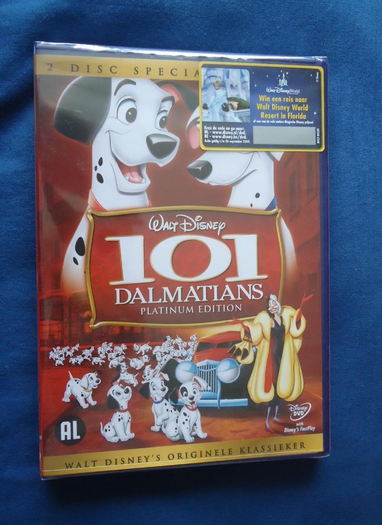 Disney-klassieker 101 Dalmatians (Platinum Edition) op DVD., Tekenfilm, Boxset, Ophalen of Verzenden, Nieuw in verpakking