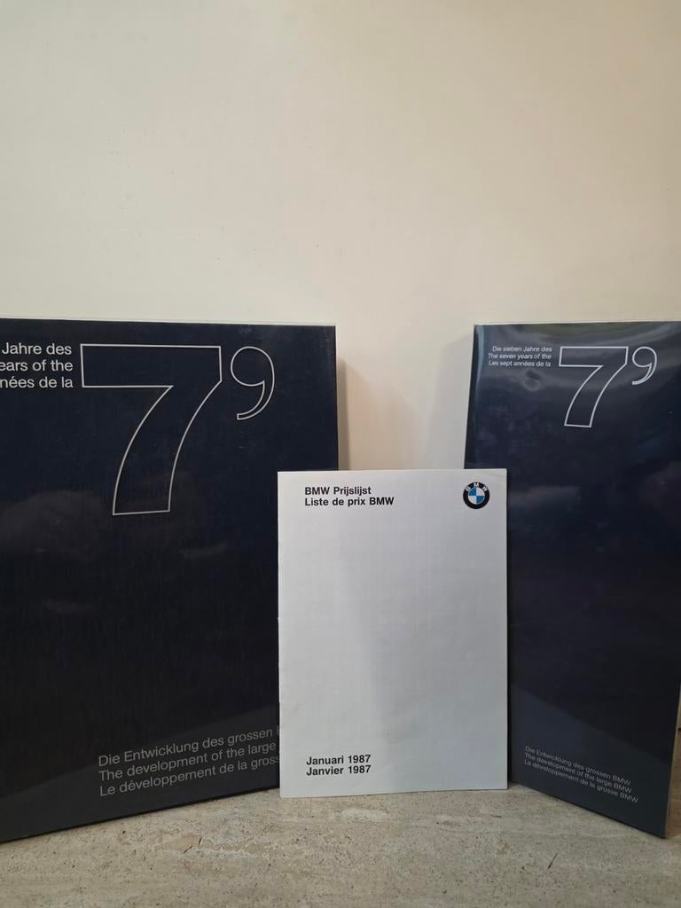 BMW Série 7 - E32 - Documentation unique 1987, Enlèvement