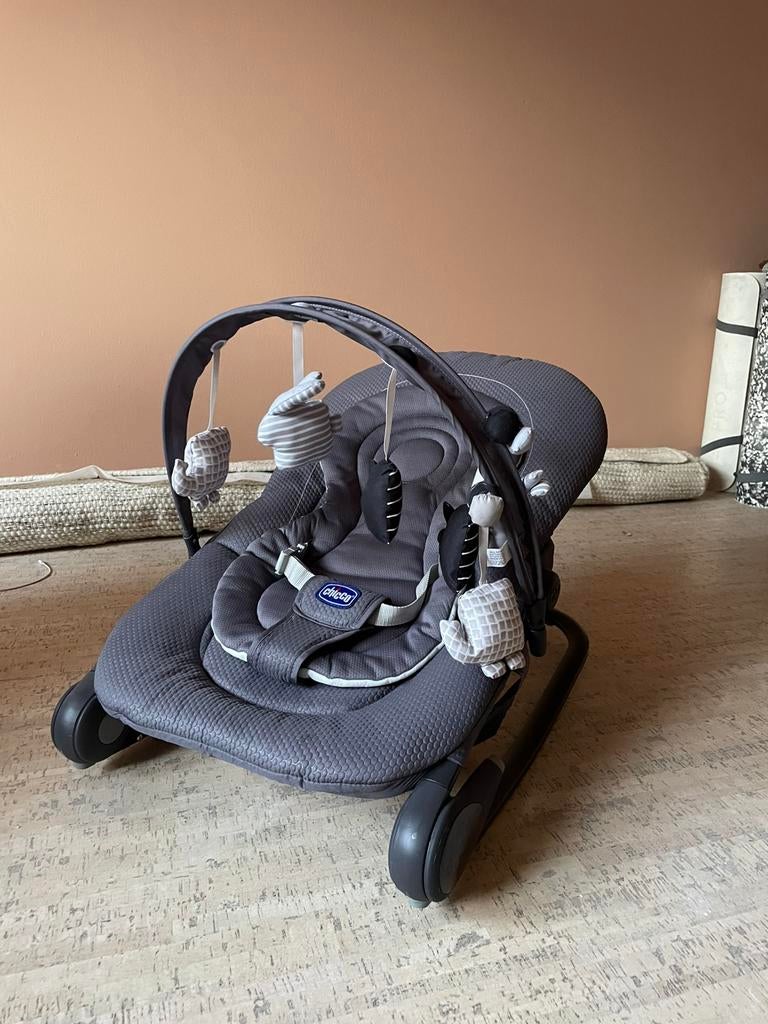 Transat Hoopla Relax Chicco - Moongrey, Enfants & Bébés, Relax bébé, Comme neuf, Chaise rebondissante, Chicco, Enlèvement