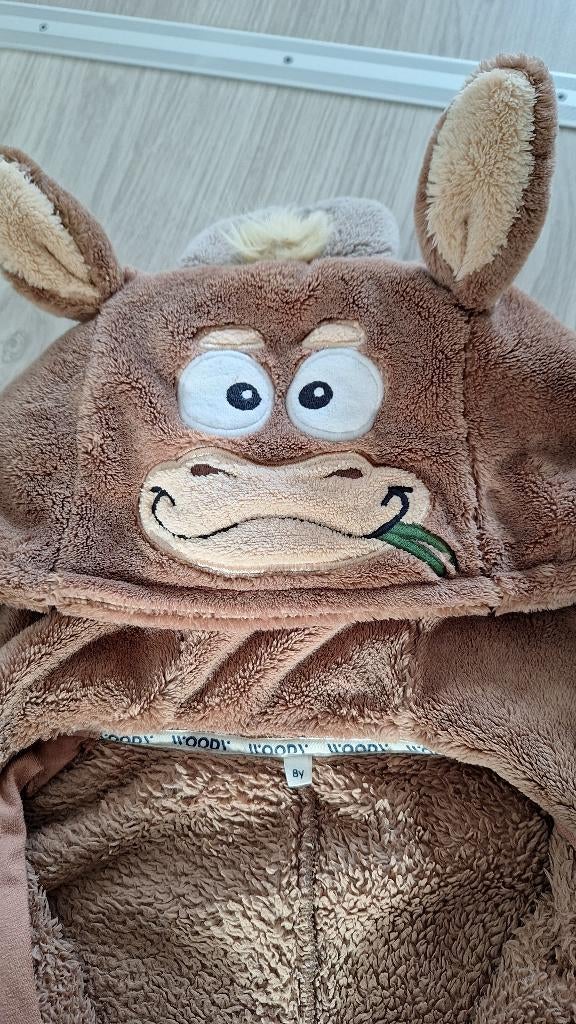 Onesie/ verkleedpak Woody maat 8 jaar, Overige typen, Jongen of Meisje, Ophalen of Verzenden, Zo goed als nieuw
