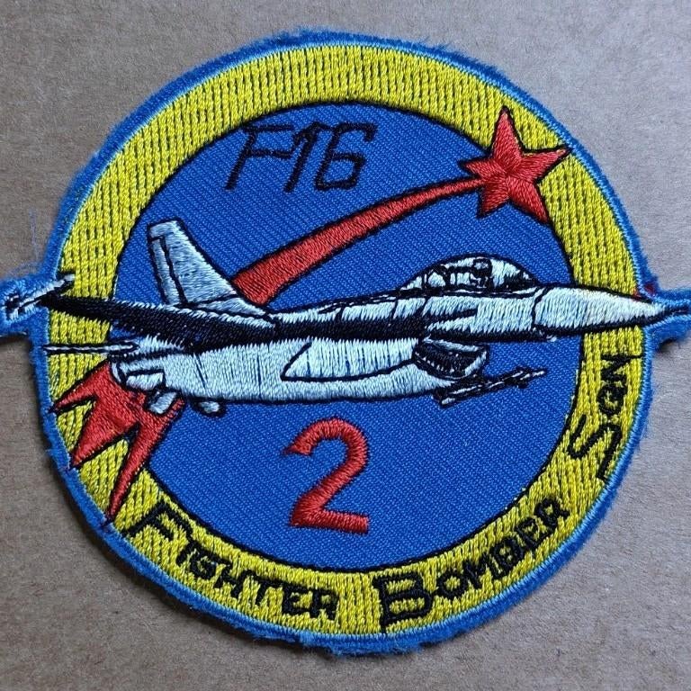 2e Escadron de chasseurs-bombardiers Florennes F16, Collections, Objets militaires | Général, Enlèvement ou Envoi, Armée de l'air