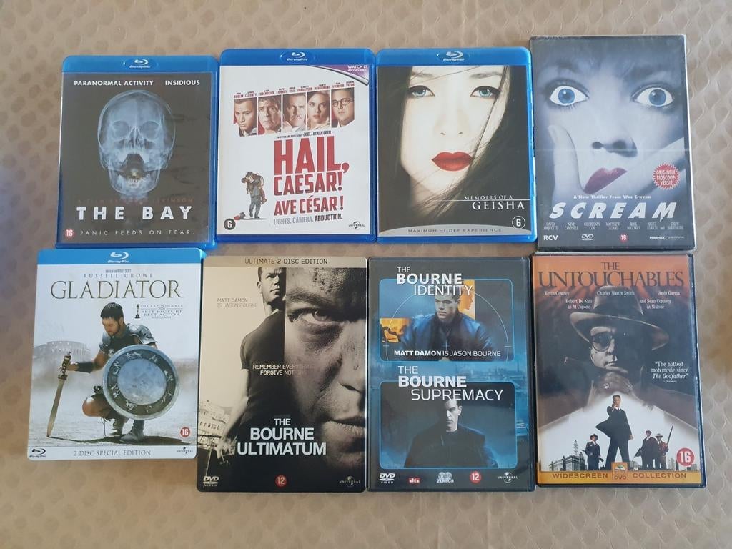 Collectie dvd en blu ray, Cd's en Dvd's, Blu-ray, Ophalen of Verzenden, Zo goed als nieuw, Boxset