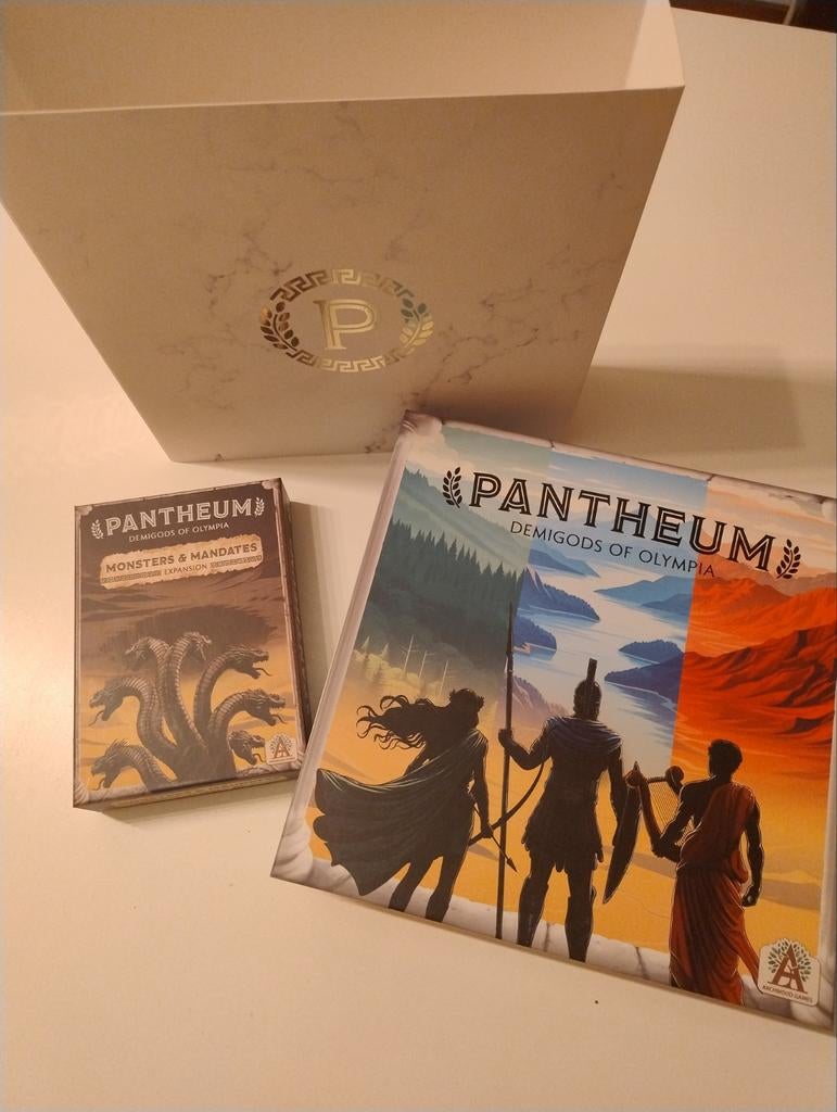 Bordspel Pantheum + uitbreiding, Hobby en Vrije tijd, Ophalen of Verzenden